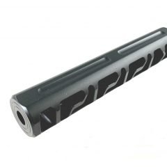 DB TAC Black Color Aluminum 5/8x24 TPI Thread For 6.5 Creedmoor, Square Profile Muzzle Brake Long Style 6 Inch