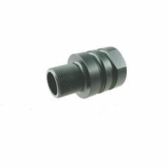 DB TAC Aluminum Thread Convert 1/2''x36 TPI Thread to 1/2''x28 TPI Thread Protector Aluminum 7075 T6 Anodized Black Color