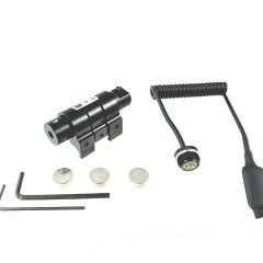 DB TAC Red Dot Laser Sight Rail With Remote Switch Picatinny/Weaver Rail