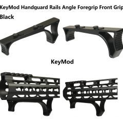 DB TAC KeyMod Handguard/Quad Rail Angle Foregrip Front Grip Black Color Aluminum