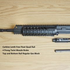 DB TAC INC Carbine Length Handguard With .223/5.56 16 Inch Barrel 1:7 Twist Complete Upper Configurator