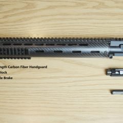 DB TAC 12 Inch Rifle Length Carbon Fiber M-Lok Handguard With .223/5.56 16 Inch Barrel 1:8 Twist Complete Upper Configurator