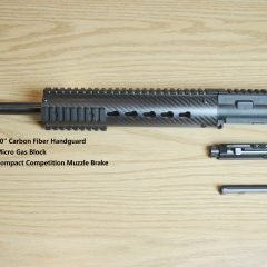 DB TAC INC 10 Inch Length Carbon Fiber Key-Mod Handguard With .223/5.56 16 Inch Barrel 1:8 Twist Complete Upper Configurator