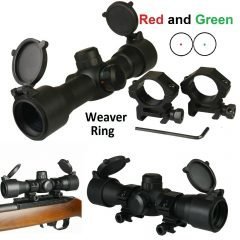 DB TAC Scope Profile Dot Sight Red and Green Illuminated With Weaver / Picatinny Ring