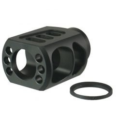 DB TAC Black Color 15/16''x32 TPI Thread For 12GA Muzzle Brake Compensator Recoil Reducer Aluminum Alloy 6082