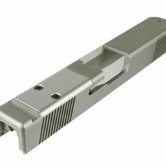 DB TAC Silver Universal Cover Plate Mounting/Cut Slides for Glock 17, 19, 26, Fits All Sights Except Trijicon