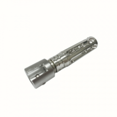 DB TAC Stainless Steel Muzzle Brake For Ruger 1022 10/22 .22LR Come With Aluminum 1/2x28 TPI Thread Adapter