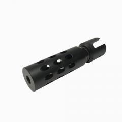 DB TAC 1/2x28 TPI Thread Adapter With Aluminum Muzzle Brake Combo For Ruger 1022 10/22
