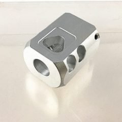 DB TAC Muzzle Brake For Ruger 1022 10/22 1/2''×28 TPI Thread Anodized Silver Color