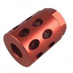 DB TAC Muzzle Brake Compensator For Ruger 1022 10/22 1/2''x28 TPI Thread Aluminum Red Color