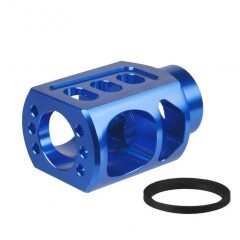 DB TAC Blue Color 15/16''x32 TPI Thread For 12GA Muzzle Brake Compensator Recoil Reducer Aluminum Alloy 6082