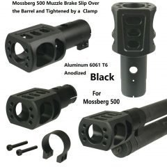 DB TAC Black Color Aluminum Reduce Recoil Muzzle Brake For Tactical Mossberg 500 12GA
