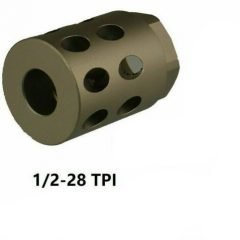DB TAC Muzzle Brake Compensator For Ruger 1022 10/22 1/2''×28 TPI Thread Aluminum Tan Color