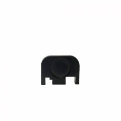 DB TAC Aluminum Black Color Rear Cover Plate for Glock - Fits Most Models (Not G42, G43)