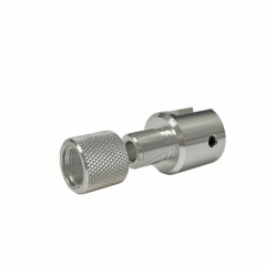 DB TAC 1/2x28 TPI Thread Muzzle Adapter With Thread Protector For Ruger .22 Single Action Revolver Silver Color
