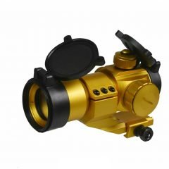 DB TAC Gold Color 35mm Red Green Dot Sight 1x30mm Optic w/ Cantilever Mount Picatinny Weaver