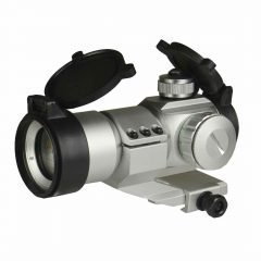 DB TAC Silver Color 35mm Red Green Dot Sight 1x30mm Optic w/ Cantilever Mount Picatinny Weaver