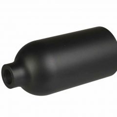 DB TAC Black Golf Ball Launcher for GLOCK, 1/2''x28 TPI Thread, Aluminum 6082 T6