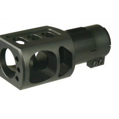 DB TAC Aluminum Black Color Remington Tactical 870 12 GA Slip Over Clamp Muzzle Brake 2/3 Up Recoil Reduced