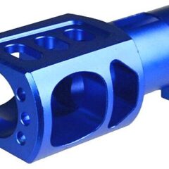 DB TAC Aluminum Blue Color Muzzle Brake For Remington Tactical 870 12 GA Slip Over Clamp Muzzle Brake 2/3 Up Recoil Reduced
