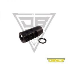 DB TAC .45 Caliber Competition Muzzle Brake .578-28 (37/64x28) TPI Thread Steel Reduce Recoil