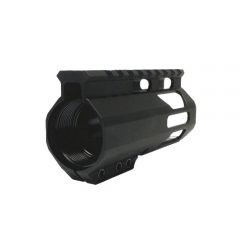 DB TAC 4.2 Inch Pistol Length Free Float Quad Rail M-LOK For .223 5.56 Picatinny Handguard
