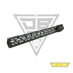 DB TAC 12.5 Inch Length Free Float Quad Rail M-LOK For .223/5.56 Picatinny Handguard