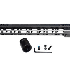 DB TAC 17 Inch Length Free Float Quad Rail M-LOK For .223/5.56 Picatinny Handguard