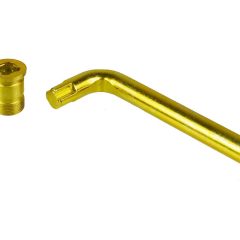 DB TAC Gas Cylinder Lock Screw Wrench For M1 Garand, High Strength Brass, Round Handle With Gas Cylinder Lock Screw Brass Combo