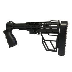 DB TAC Mil-Spec 6 Position Tube Black Color Stock Combo For Mossberg 500 / 535 / 590 / 835 Maverlck 88 12 Gauge and 20 Gauge