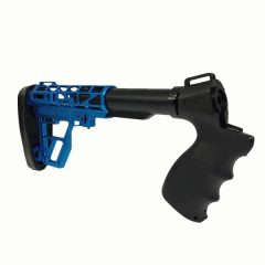 DB TAC Mil-Spec 6 Position Tube Light Blue Color Stock Combo For Mossberg 500 / 535 / 590 / 835 Maverlck 88 12 Gauge and 20 Gauge