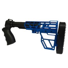 DB TAC Mil-Spec 6 Position Tube Dark Blue Color Stock Combo For Mossberg 500 Maverlck 88 12 Gauge and 20 Gauge
