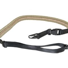 DB TAC Tactical 2 Point Sling with 2 Quick Detach Hooks, Tan Paracord