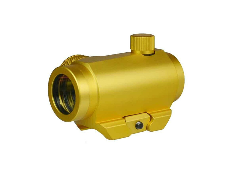 DB TAC Ruger 10/22 Scope Mount Red Green Dot Sight 4 MOA 1x Picatinny Dovetail Gold - Image 2