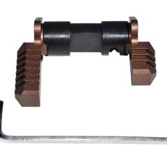 DB TAC .223/5.56/.308 Aluminum and Steel Ambidextrous Safety Selector Switch, Brown Color