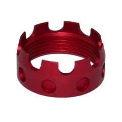 DB TAC Red Color Aluminum Castle Nut For AR .223/5.56/.308 Buffer Tube Receiver End Plates