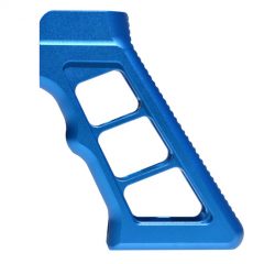 DB TAC Skeletonized Aluminum Pistol Grip Dark Blue Color For .22/.223/5.56 And .308