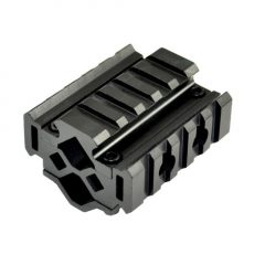 DB TAC 2.4" Tri Rail For Barrel Outside Diameter 0.51" - 0.78" With Laser Clamp