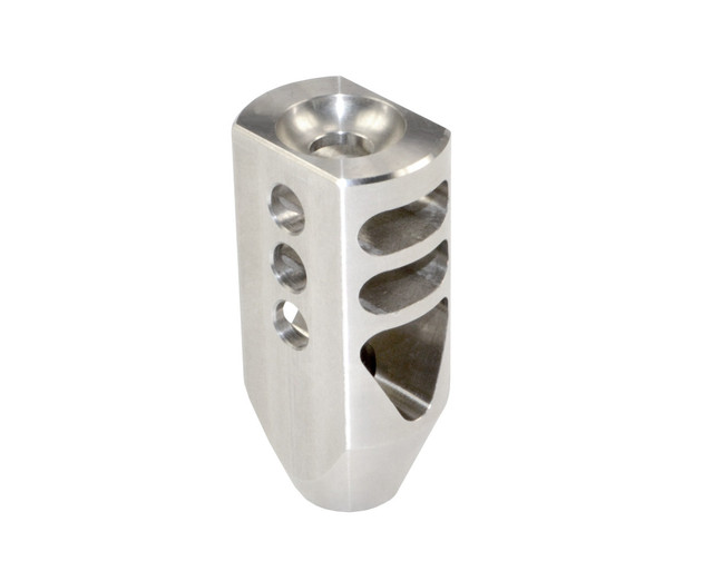 DB TAC Stainless Steel Tanker Style Muzzle Brake for .50 Beowulf – 49/64x20 TPI Thread Recoil Compensator - Image 6