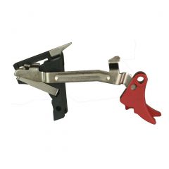 DB TAC Anodized Red Color Aluminum Adjustable Trigger for GLOCK 17 Gen 1-3 Polymer 80