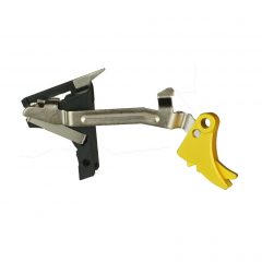 DB TAC Anodized Gold Aluminum Adjustable Trigger for GLOCK 19 Gen 1-3 Polymer 80