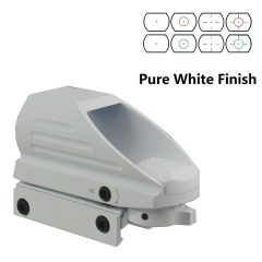 DB TAC White Color Heavy Duty CQB Red Dot Sight Red and Green llumination With 4 Reticle For Picatinny/Weaver