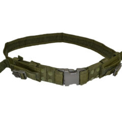 DB TAC Heavy Duty TAC Green Color 32 inch-49 inch QR Buckles 2 Pouches, 2.25 inch WIDE