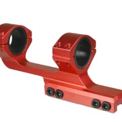 DB TAC Red Color Aluminum Offset Cantilever Picatinny Weaver Scope Mounts 30mm/1inch With Inserts