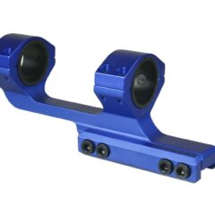 DB TAC Blue Color Aluminum Offset Cantilever Picatinny Weaver Scope Mounts 30mm/1inch With Inserts