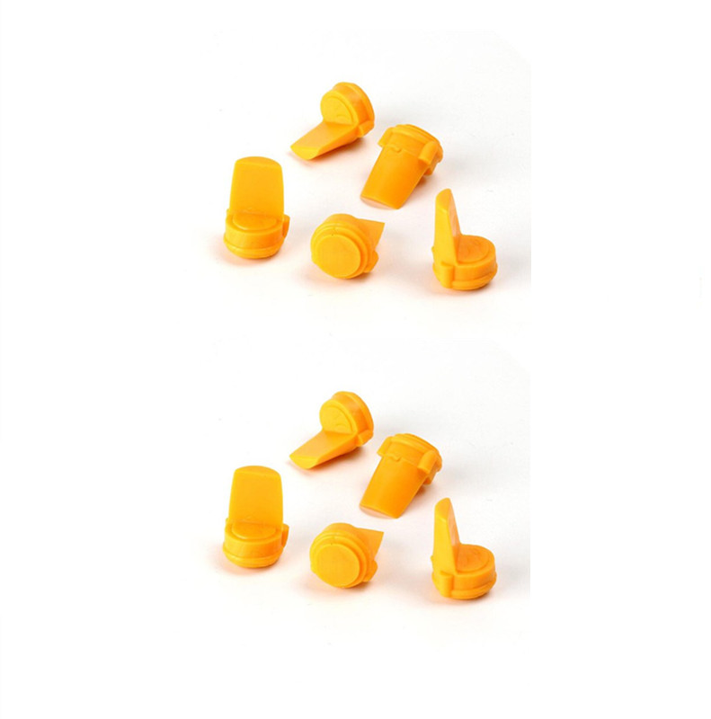 DB TAC 10 Pack Yellow Rubber Accu Wedge Rubber Receiver Buffer