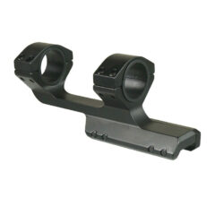 DB TAC Black Color Aluminum Offset Cantilever Picatinny Weaver Scope Mounts 30mm/1inch With Inserts