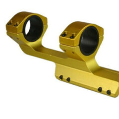 DB TAC Gold Color Aluminum Offset Cantilever Picatinny Weaver Scope Mounts 30mm/1inch With Inserts