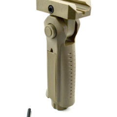 DB TAC Tactical 5 Position Folding Foregrip, Tan Color