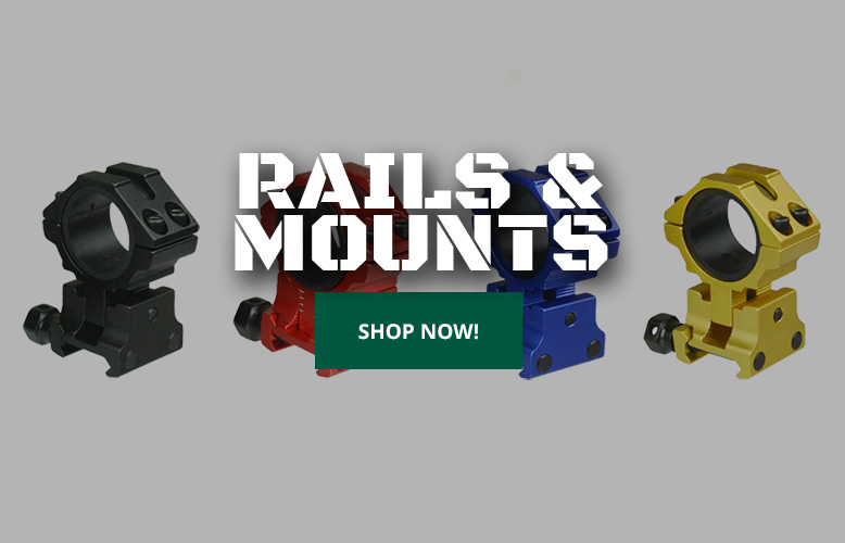 Rails and Mounts for Guns and Firearms